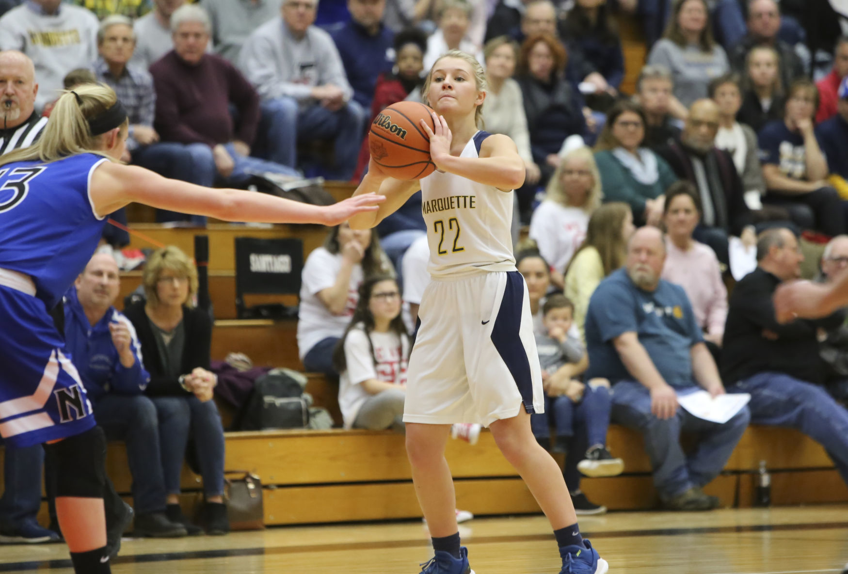 Marquette Catholic plays Northfield Saturday in semi state at LaPorte High School